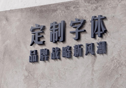 【定制字体】品牌战略新风潮~